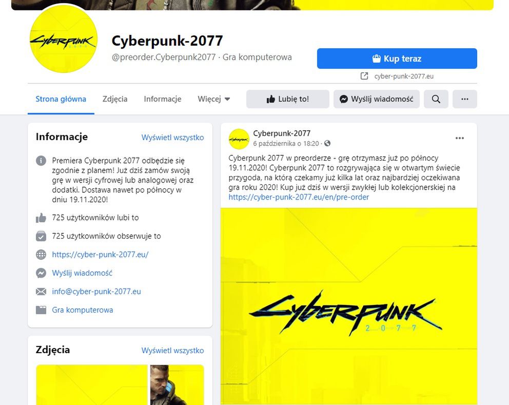 Zaczęło się. Oszustwo "na cyberpunka 2077". W ofercie gra, gadżety, a nawet kolekcjonerki