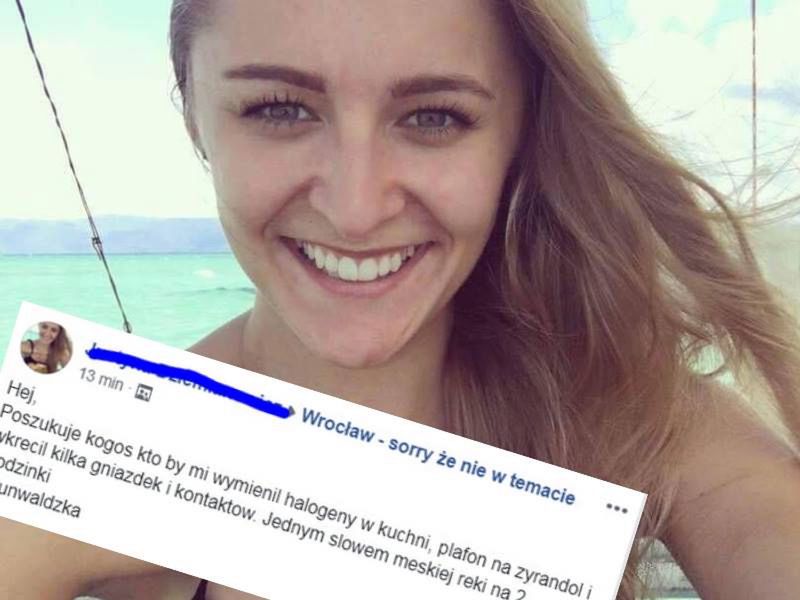 Justyna opublikowała ogłoszenie na Facebooku. Teraz mierzy się z falą hejtu