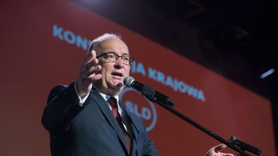 Włodzimierz Czarzasty podczas konwencji samorządowej SLD w Warszawie