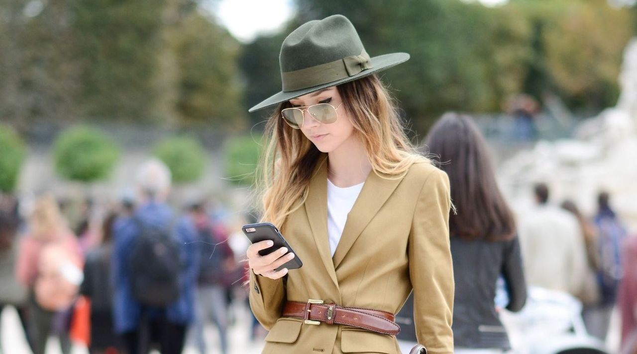 STREET STYLE: Khaki zestaw do pracy