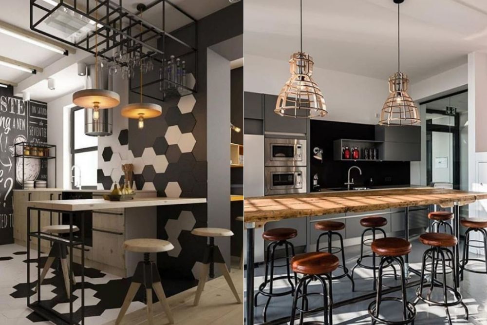 Oświetlenie do kuchni w stylu industrialnym to niezwykle istotny element wystroju wnętrza 