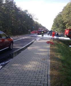 Śmiertelny wypadek na trasie Turek-Kalisz. Zderzenie trzech aut w Celestynach