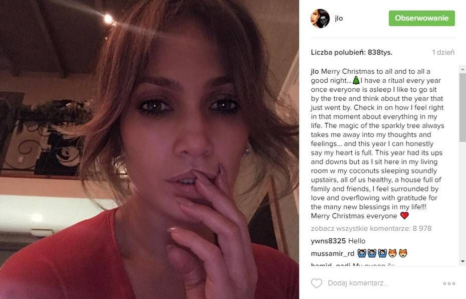 Jennifer Lopez - Instagram - potwierdza związek z Drakem