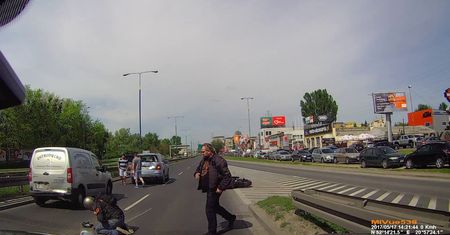 Wypadek z udziałem motocyklisty. Kto był winny?