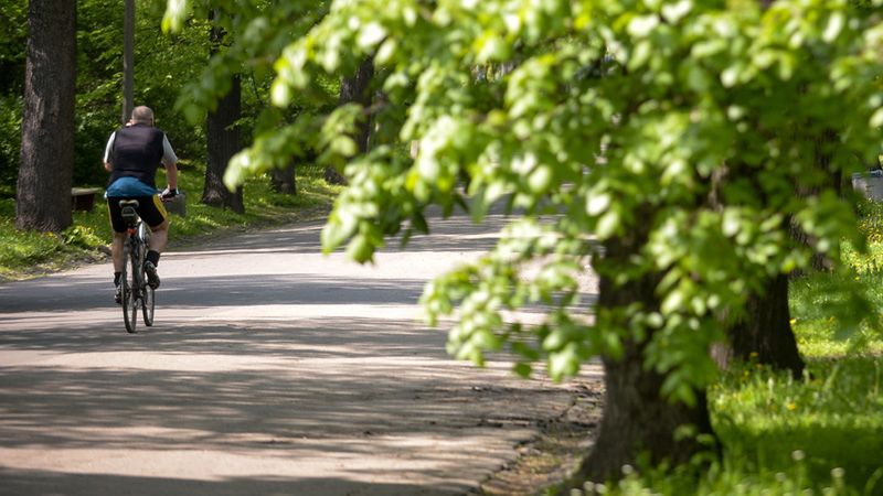 Rowerzysta spłoszył napastnika i zaopiekował się poturbowaną kobietą