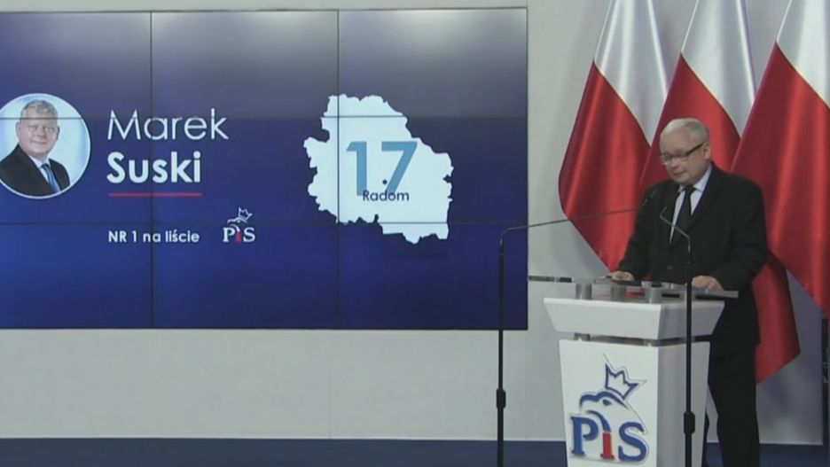 Wybory parlamentarne 2019. Jarosław Kaczyński ujawnił liderów list w 41 okręgach wyborczych