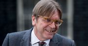 Guy Verhofstadt jest zadowolony z działań rządu. "Pierwszy dobry krok dla ludzi w Polsce"