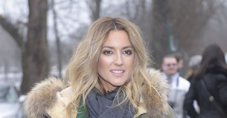 Szczupła Karolina Szostak na Noworocznym Obiedzie z Gwiazdami