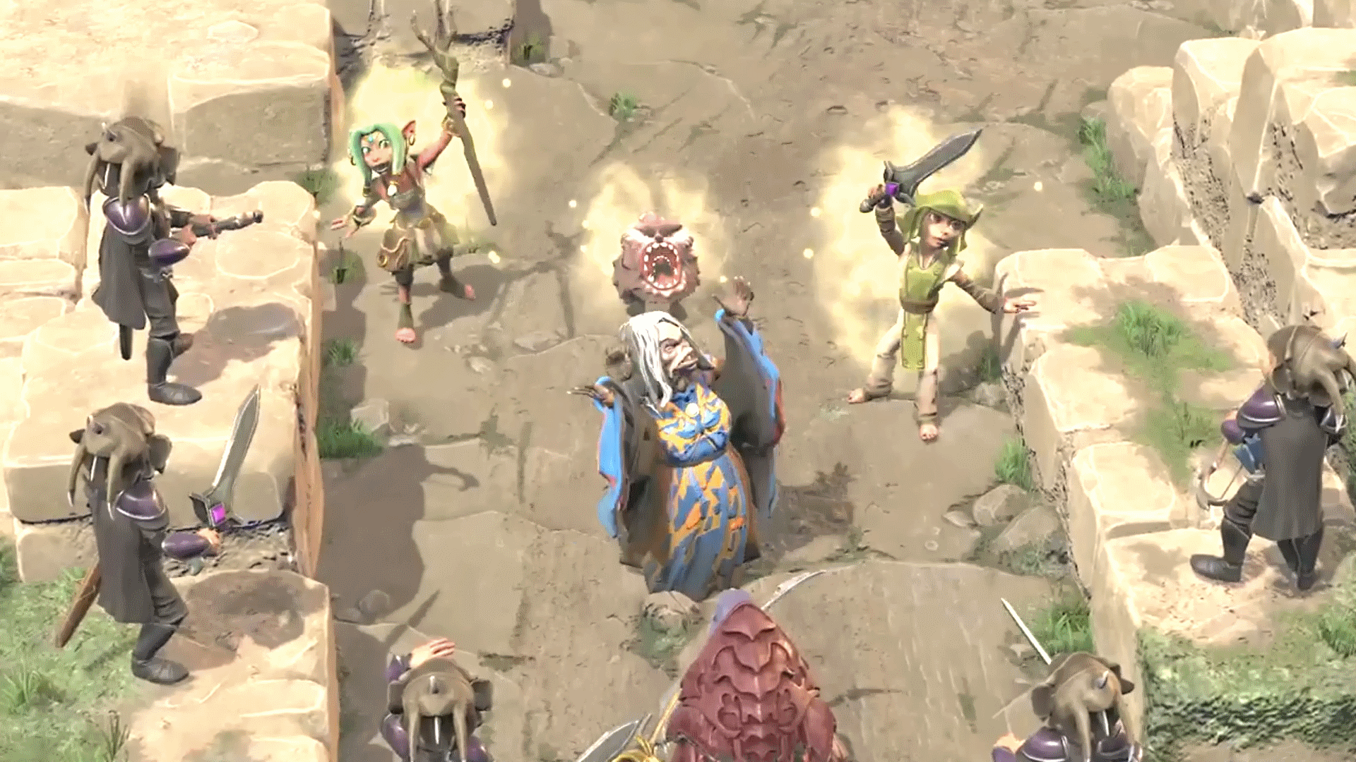 „The Dark Crystal Age of Resistance Tactics” na Nintendo Switch na podstawie serialu Netfliksa