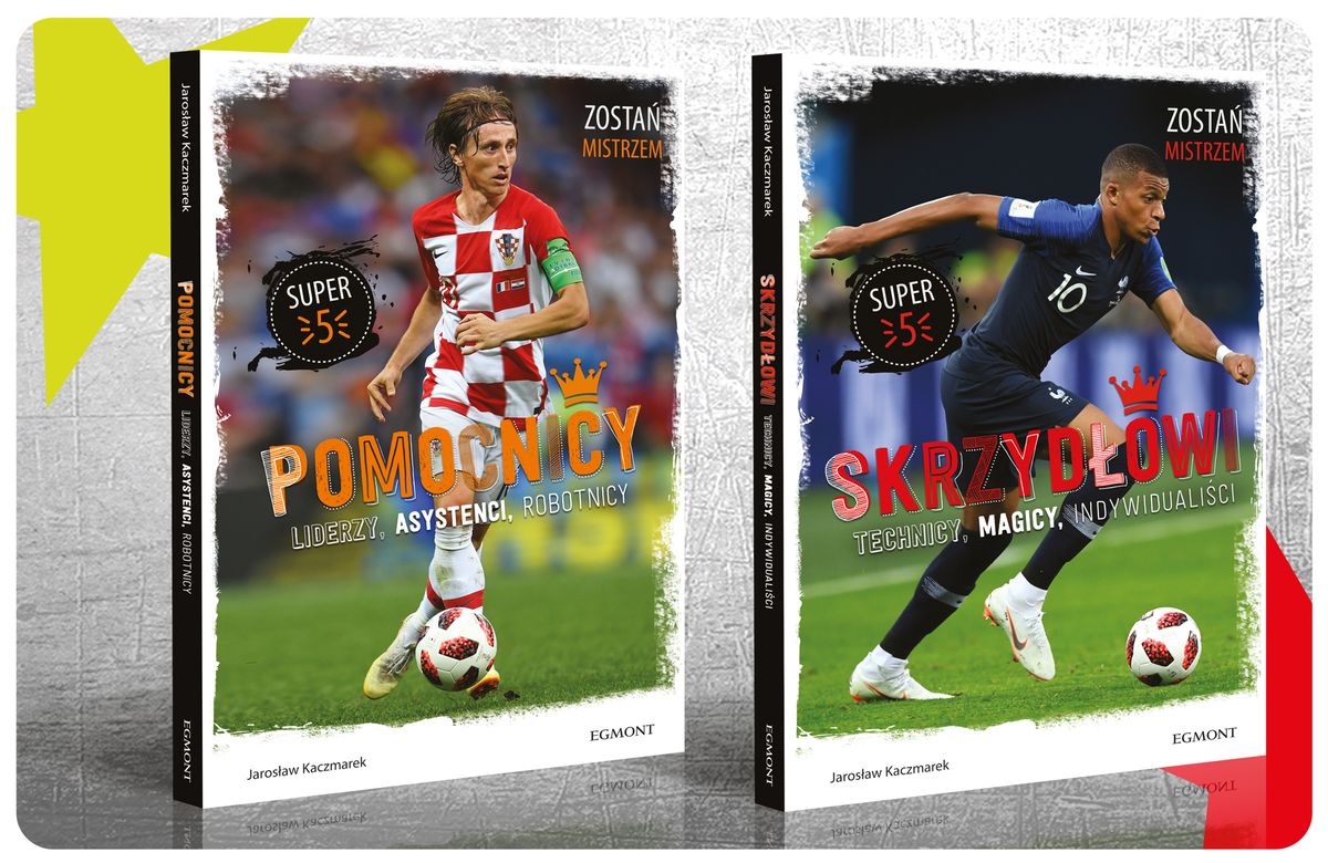 Powstały książki dla młodych fanów piłki nożnej: Wojownicy środka pola i mistrzowie dryblingu