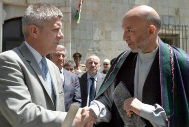 Premier Belka i szef MON w Afganistanie