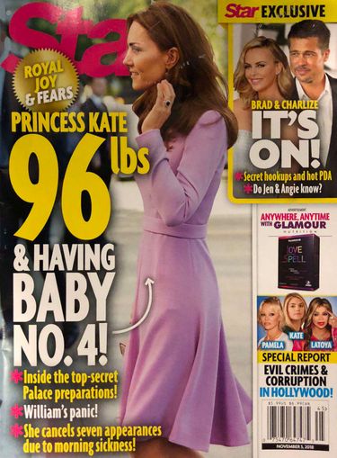 Star Magazine o czwartej ciąży księżnej Kate