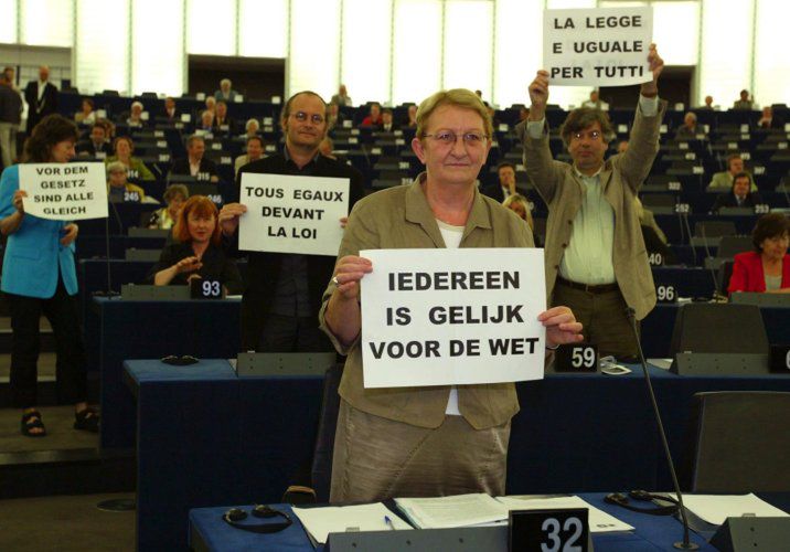 Protest eurodeputowanych