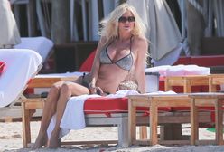 Victoria Silvstedt: skąpe skrawki materiału z trudem skrywały jej bujny biust