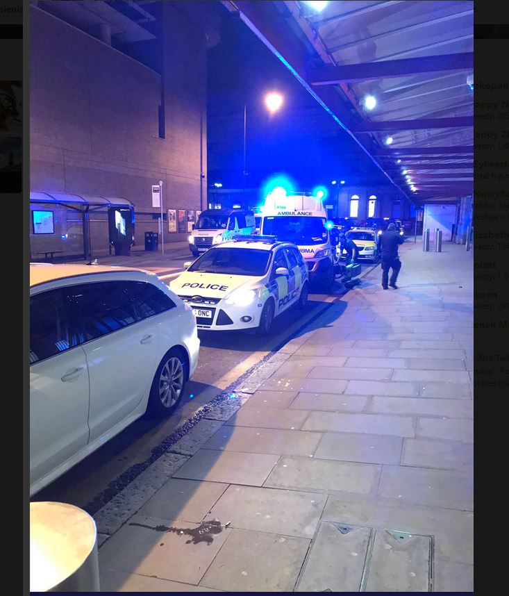 Atak nożownika na dworcu w Manchesterze. Są ranni