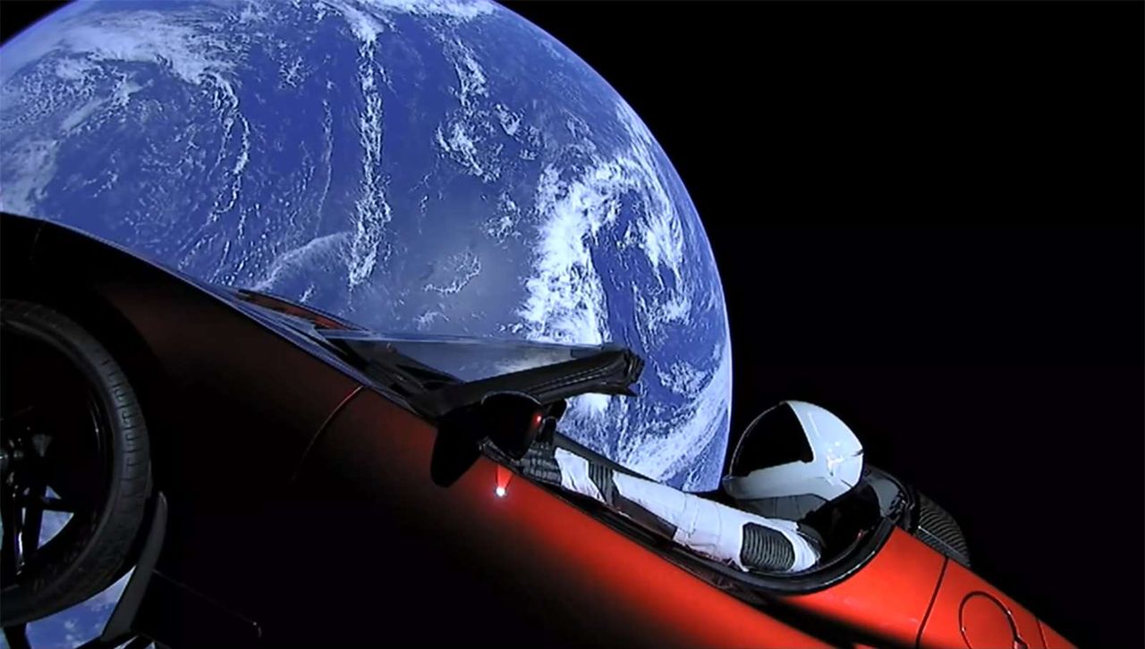 Gdzie jest teraz Tesla Roadster? Wszystko zobaczysz na tej mapie