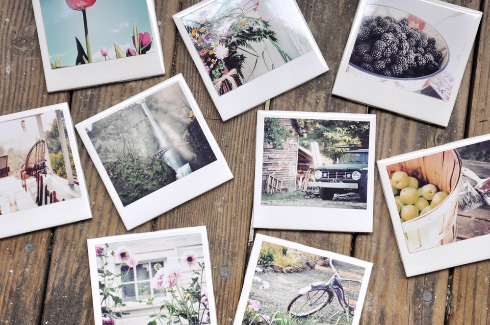 Instagram Polaroid Coasters