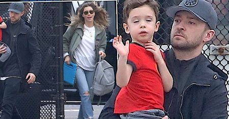 Justin Timberlake i Jessica Biel mają ślicznego synka. Paparazzi przyłapali ich w drodze do helikoptera