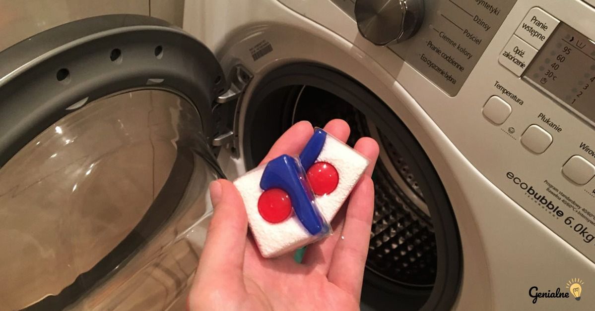 Czyszczenie pralki tabletkami od zmywarki