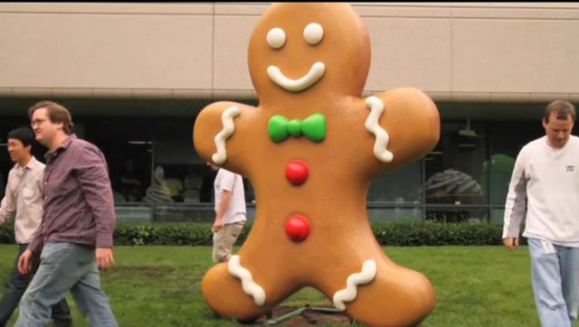 Pan Ciastko w siedzibie Google