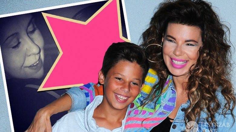 Allan Krupa z matką chrzestną 12 lat temu