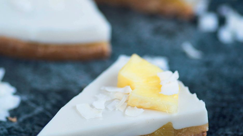 Pinacolada na ciasteczkowym spodzie. Nie pójdzie w boczki