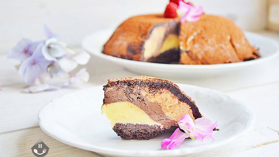Lodowy tort brownie. Wygląda pysznie, a smakuje jeszcze lepiej