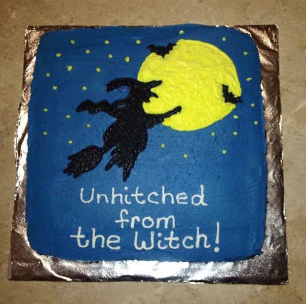 "W końcu mam spokój od tej wiedźmy!"