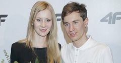 Kamil Stoch z żoną