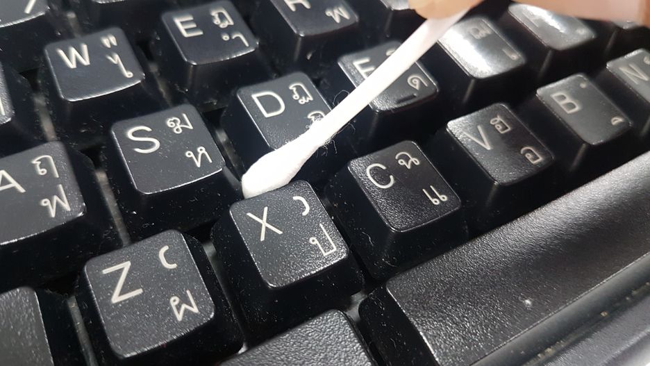 Nie zapomnij o czyszczeniu klawiatury