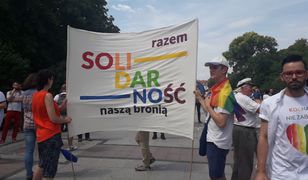 Białystok. Wiec "Polska przeciw przemocy" po zamieszkach na Marszu Równości