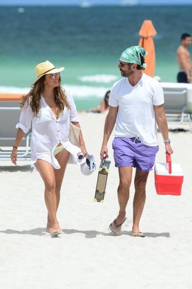 Eva Longoria na plaży w Miami