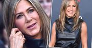 Jennifer Aniston w skórzanej mini lśni jak brylant na imprezie! Bradowi Pittowi zrobi się gorąco na widok tych zdjęć!