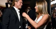 Brad Pitt i Jennifer Aniston RAZEM na czerwonym dywanie! Za kulisami wydarzyło się coś romantycznego [WIDEO]