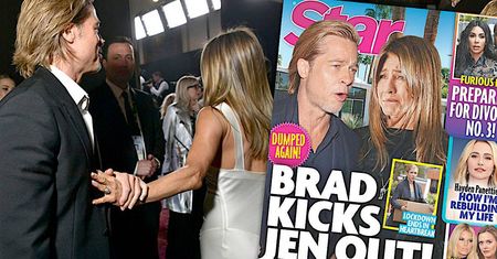 Brad Pitt nie miał litości dla Jennifer Aniston. Wyrzucił ją z domu, a wszystko sfotografowali paparazzi