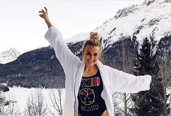 Tallia Storm w kostiumie kąpielowym na śniegu. Czy na pewno nie pokazała za dużo?
