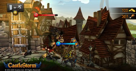 Zbuduj zamek i zniszcz twierdzę przeciwnika w Castlestorm