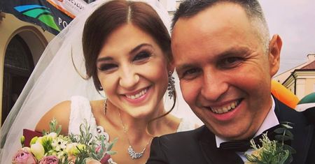 Ależ to było wesele! Roman Kołtoń i jego żona bawili się doskonale