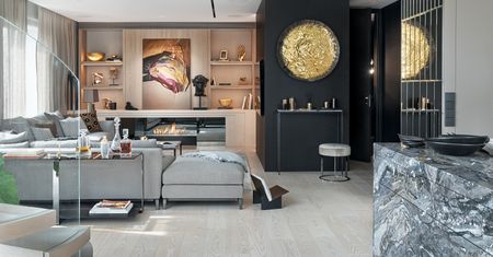 Apartament w stylu nowojorskim. Wielki świat spotyka się z klasyczną elegancją