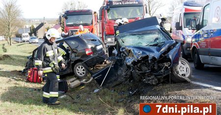 Śmiertelny wypadek na krajowej 10