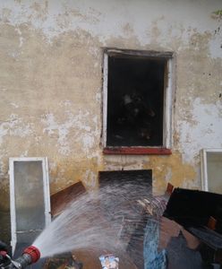 Pożar w Suwałkach. 50-latek spłonął we własnym domu