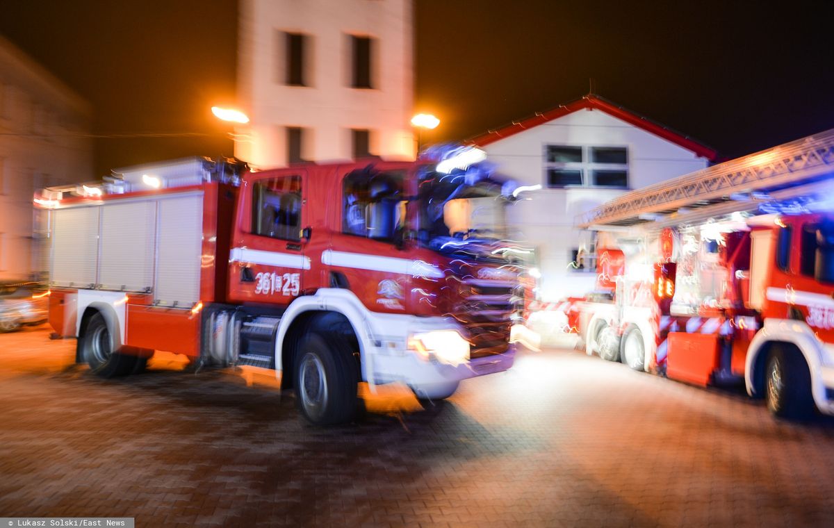 Grzmiąca. Pożar w stadninie. Padł jeden koń