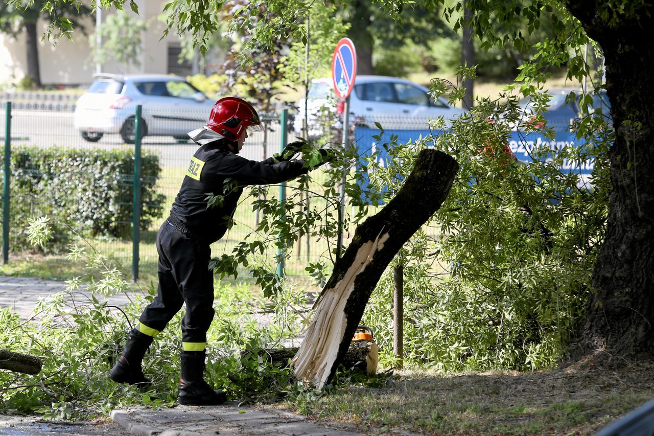 Nawałnice nad Polską. Krotoszyn sparaliżowany po burzy