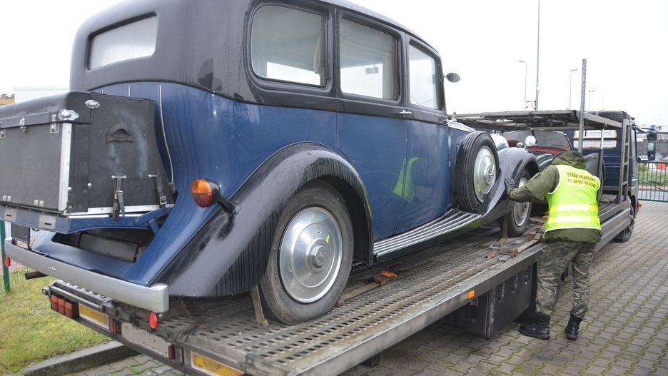 Rolls-royce z 1937 roku zatrzymany na przejściu granicznym