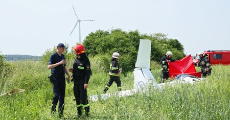 Katastrofa szybowca podczas zawodów lotniczych. Pilot nie żyje