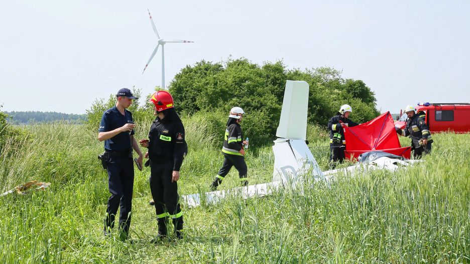 Katastrofa szybowca w Szczurach koło Ostrowa Wielkopolskiego