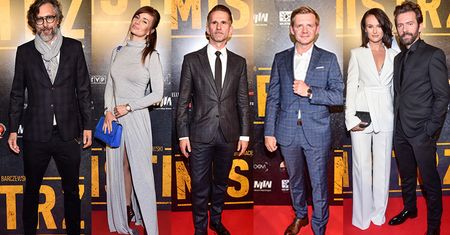 Gwiazdy na premierze filmu "Mistrz": Marcin Bosak, Rafał Zawierucha, Szymon Majewski