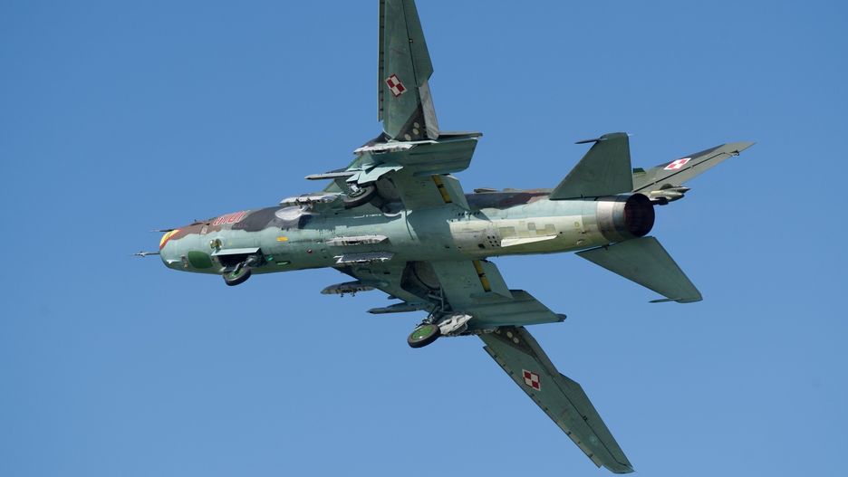 W Su-22 miał ulec awarii silnik, który pilot ostatecznie uruchomił