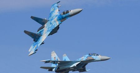Katastrofa lotnicza na Ukrainie. Myśliwiec runął na ziemię podczas ćwiczeń