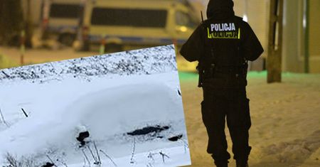 Zdenerwowana kobieta zgłosiła kradzież samochodu. Mąż odnalazł go... pod zaspą